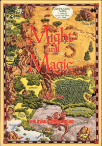 Might And Magic Book 1 Commodore 64  box art